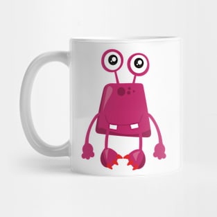 Cute Monster, Pink Monster, Funny Monster, Silly Mug